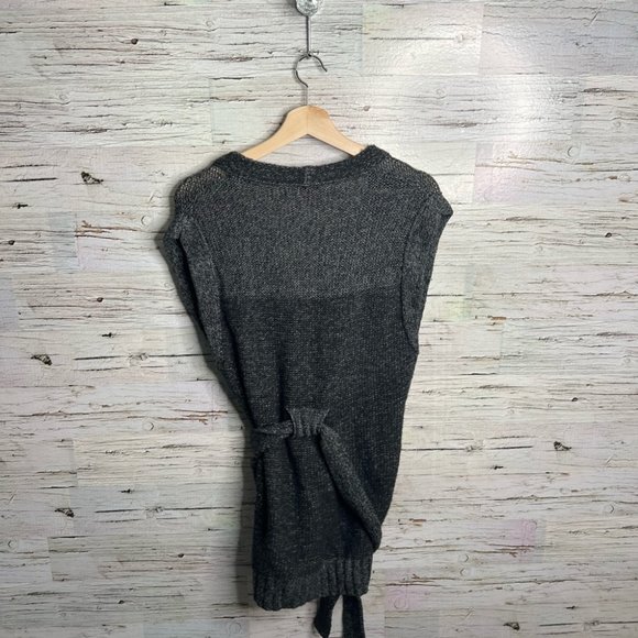 Club Monaco sweater vest oversized gray size xs wool blend - Picture 8 of 8